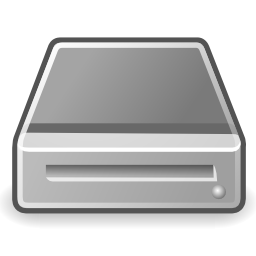 Download free grey disk hard removable storage icon